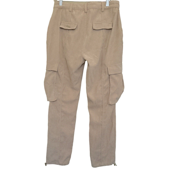 Maniere De Voir Corduroy Cargo pants beige Women's Size 10 - Picture 3 of 8